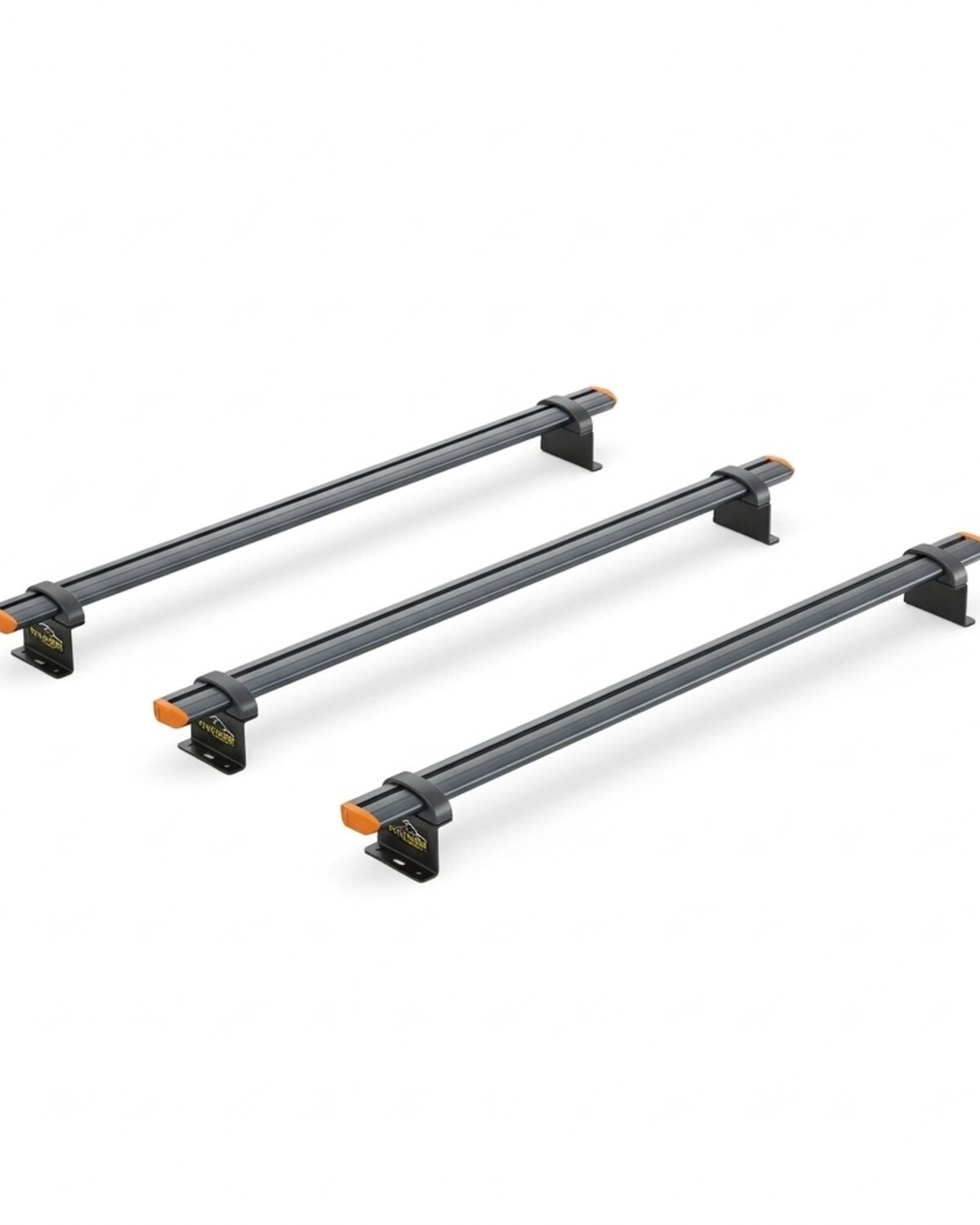 Thunder Pro Series, barra de techo comercial montada en una furgoneta de trabajo